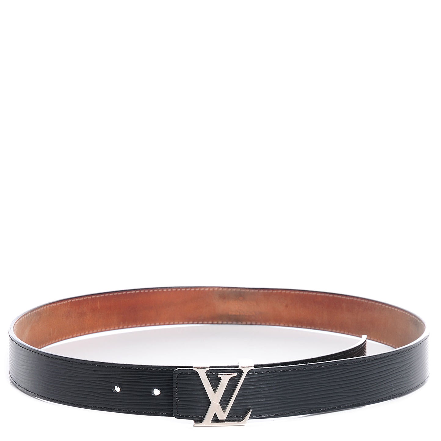 Epi LV Initiales Belt 80 32 Black