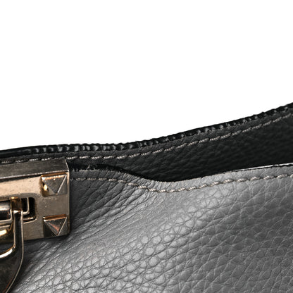 Valentino Garavani Pebbled Calfskin Small Rockstud Flip-Lock Messenger Bag Pebble 14 of 17