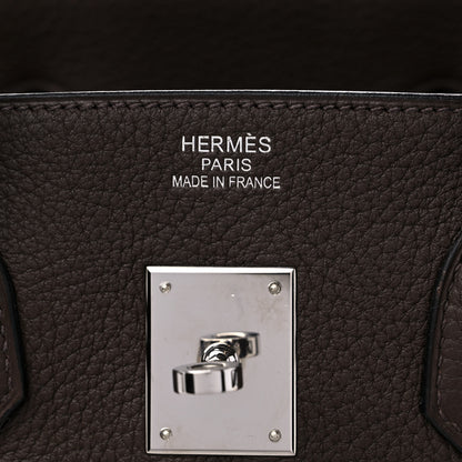 Hermes Taurillon Clemence BIRKIN 35 Cafe 6 of 14