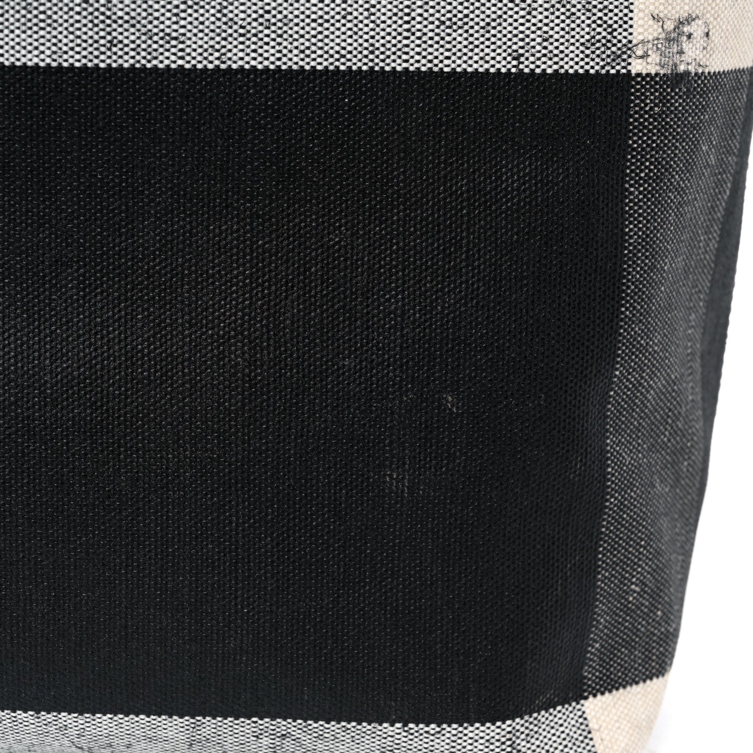 Burberry Coated Canvas Mega Check Large Reversible Doodle Tote Black White 9 of 17