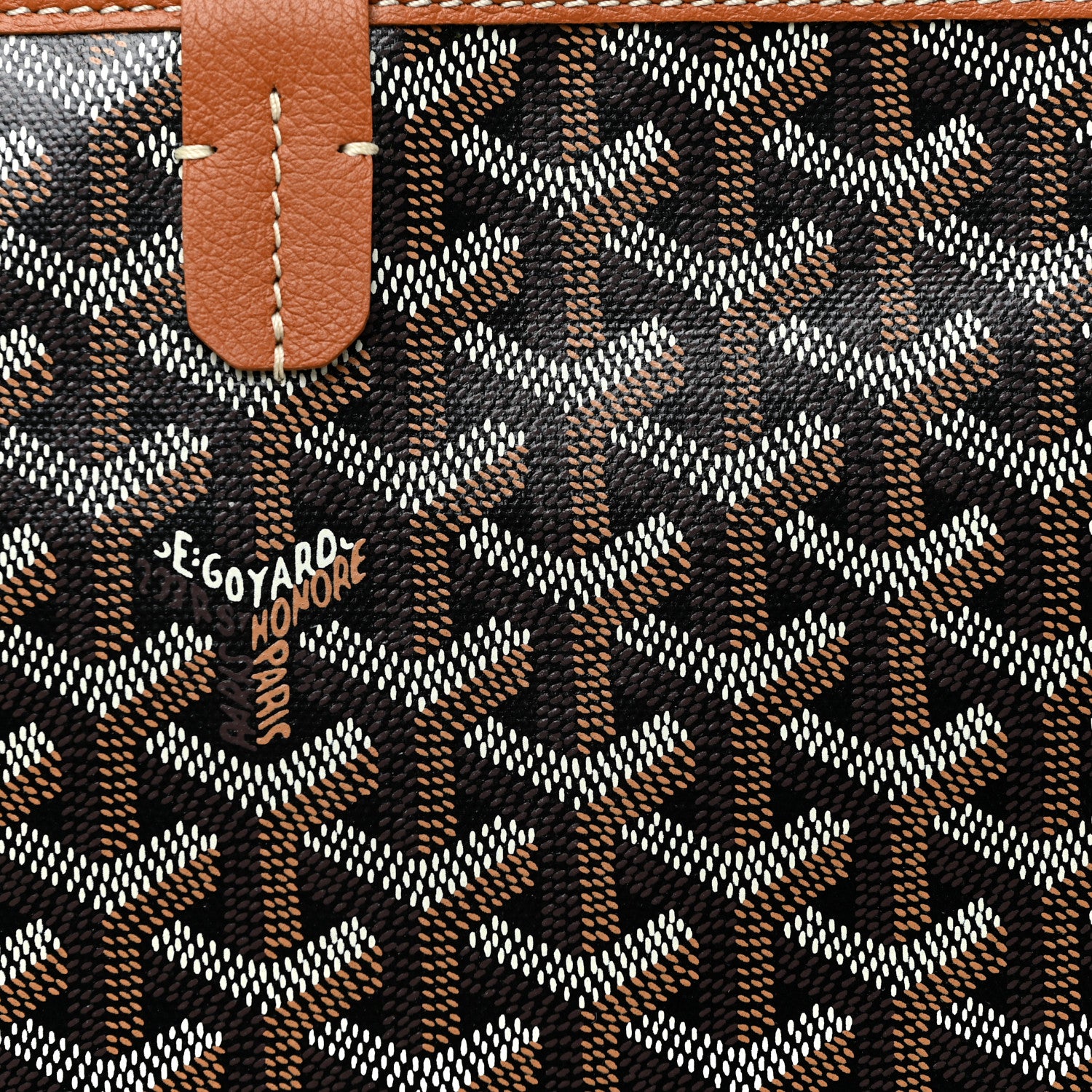 Goyard Goyardine Artois MM Black Gold 7 of 9