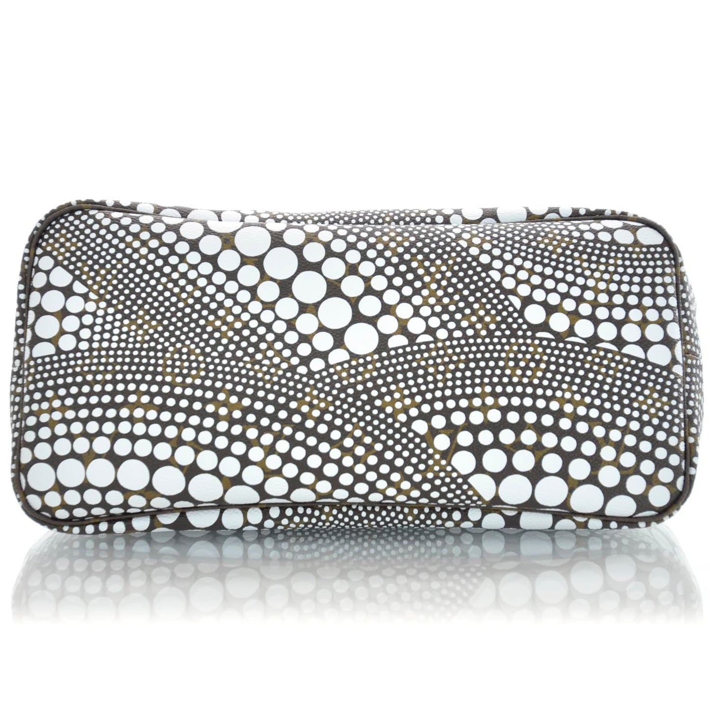 Monogram Kusama Waves Neverfull MM White