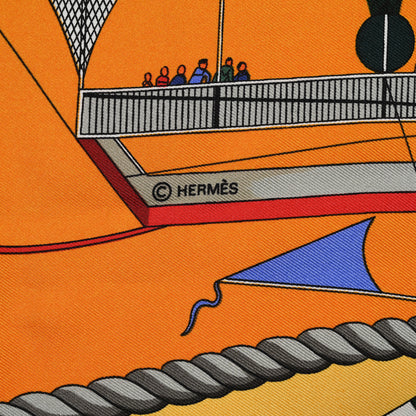 Hermes Silk Les Folies Du Ciel Scarf 90 2 of 4