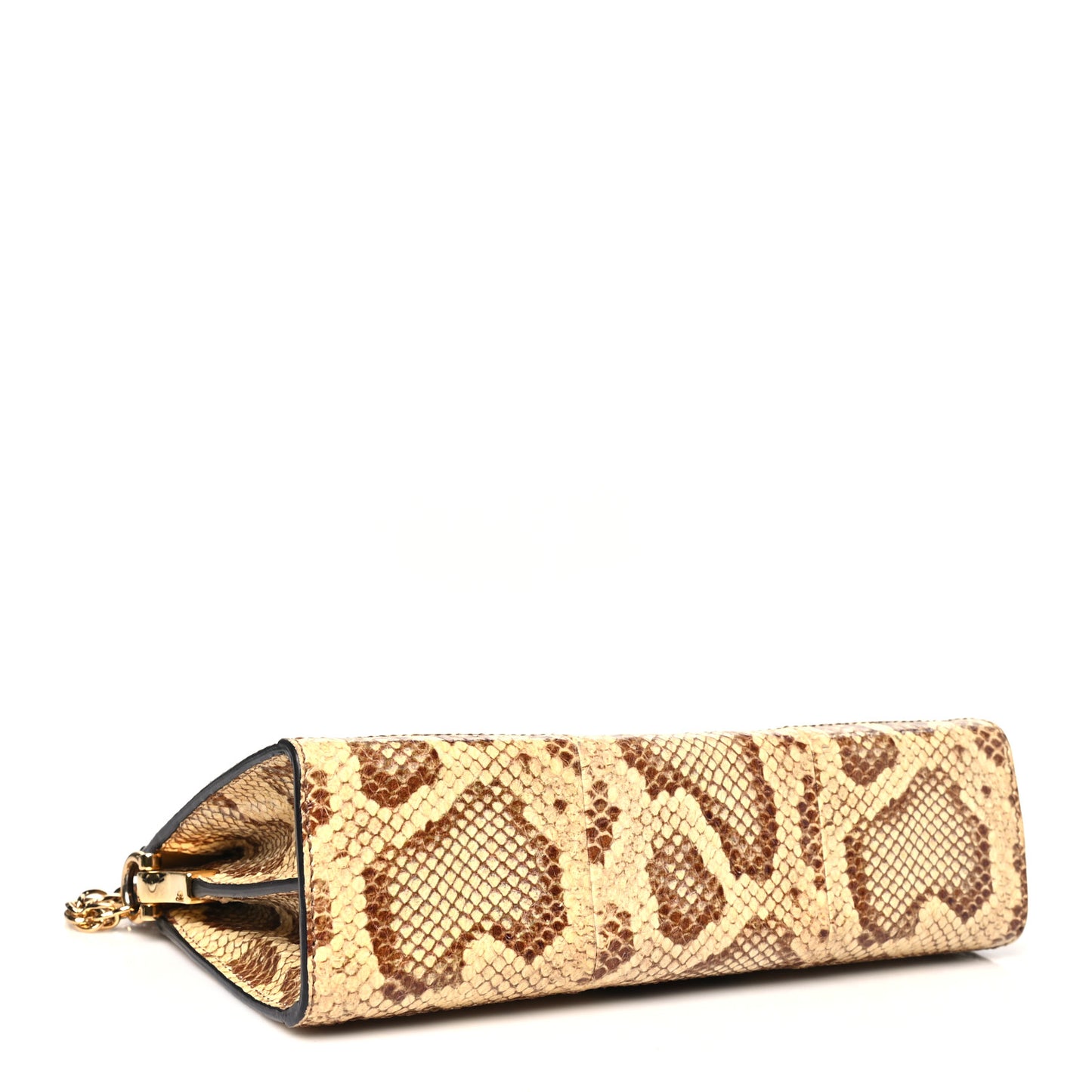 Raffia Elaphe GG Small Ophidia Chain Shoulder Bag Natural Cream Brown