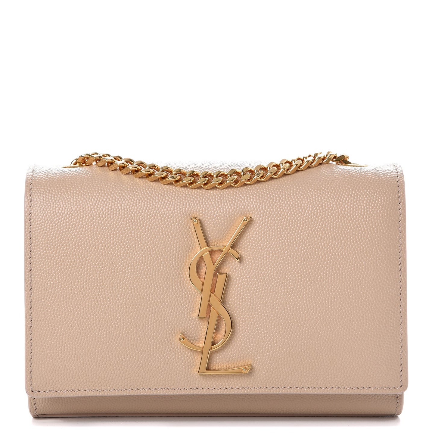 Grain De Poudre Small Monogram Kate Satchel Nude Powder
