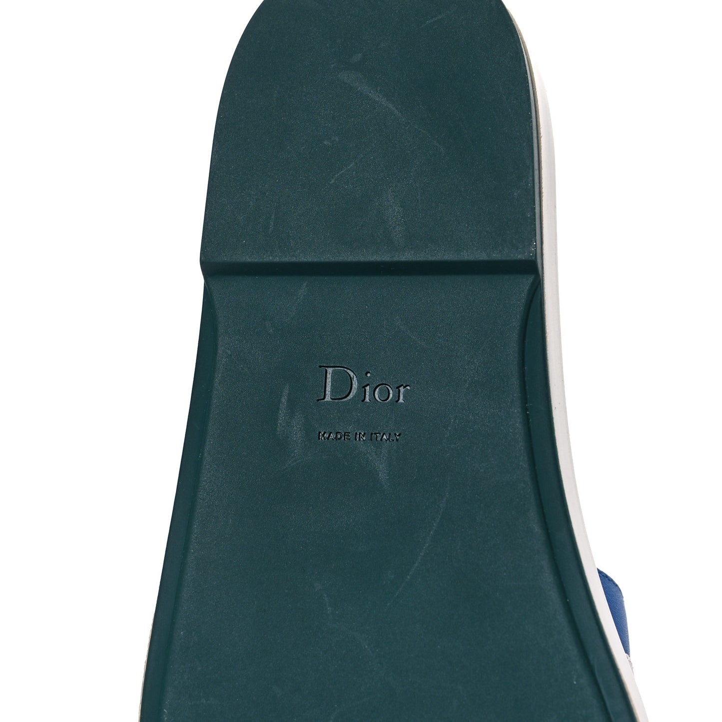 Calfskin Logo Slide Sandals 36 Multicolor