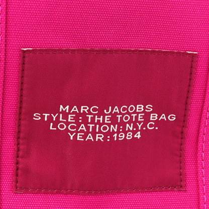 Marc Jacobs Cotton Canvas Medium The Traveler Tote Bag Pink 8 of 11