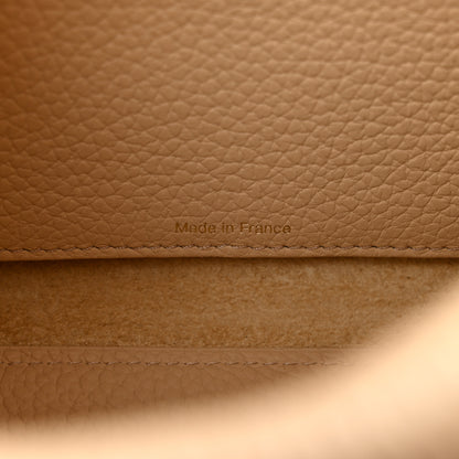 Delvaux Taurillon Soft Mini Cool Box Satchel Dune 7 of 10
