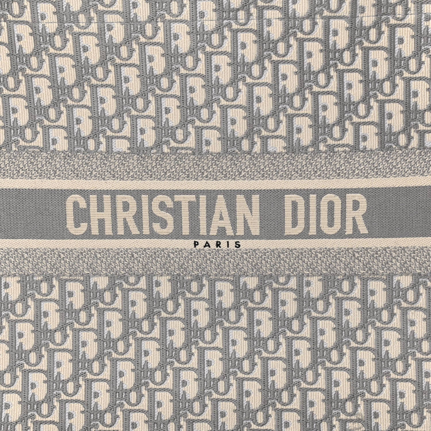 Christian Dior Oblique Large Book Tote Grey 8 of 14