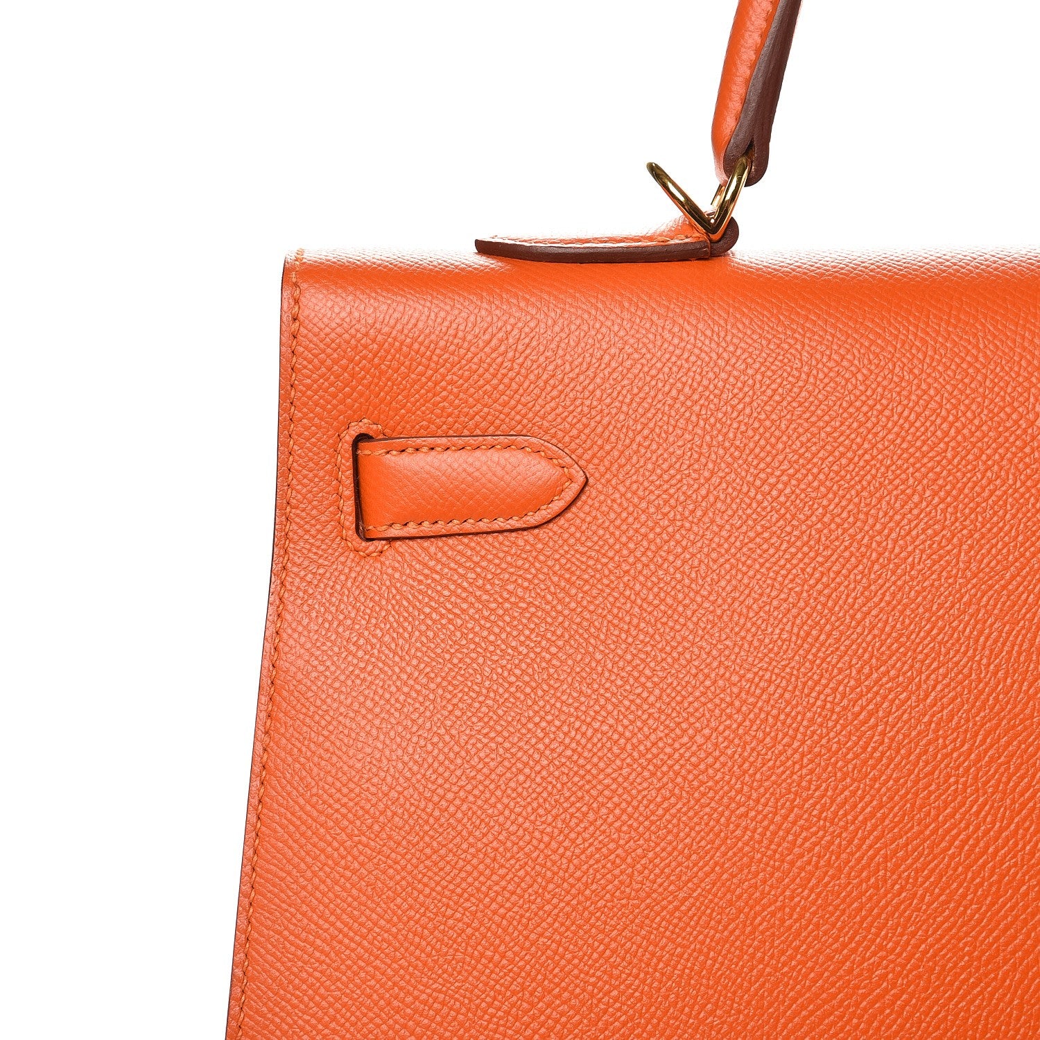 Hermes Epsom Kelly Sellier 35 Orange 25 of 37