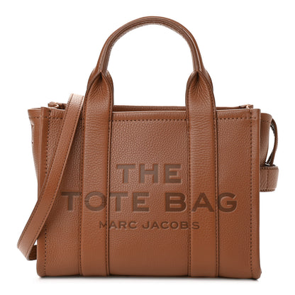 Marc Jacobs Grained Calfskin Small The Tote Bag Argan Oil 1 of 10