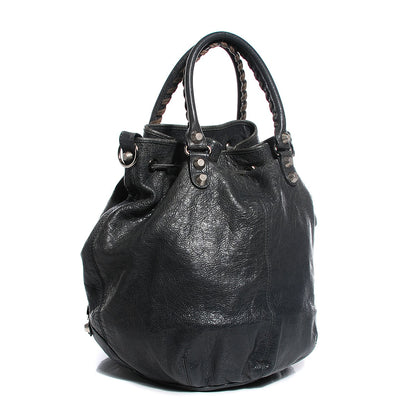 Balenciaga Agneau Giant 12 Silver Hardware Pompon Gris Tarmac 3 of 13
