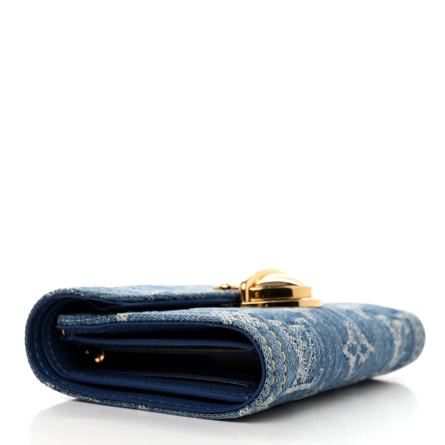 Denim Amelia Compact Wallet Blue