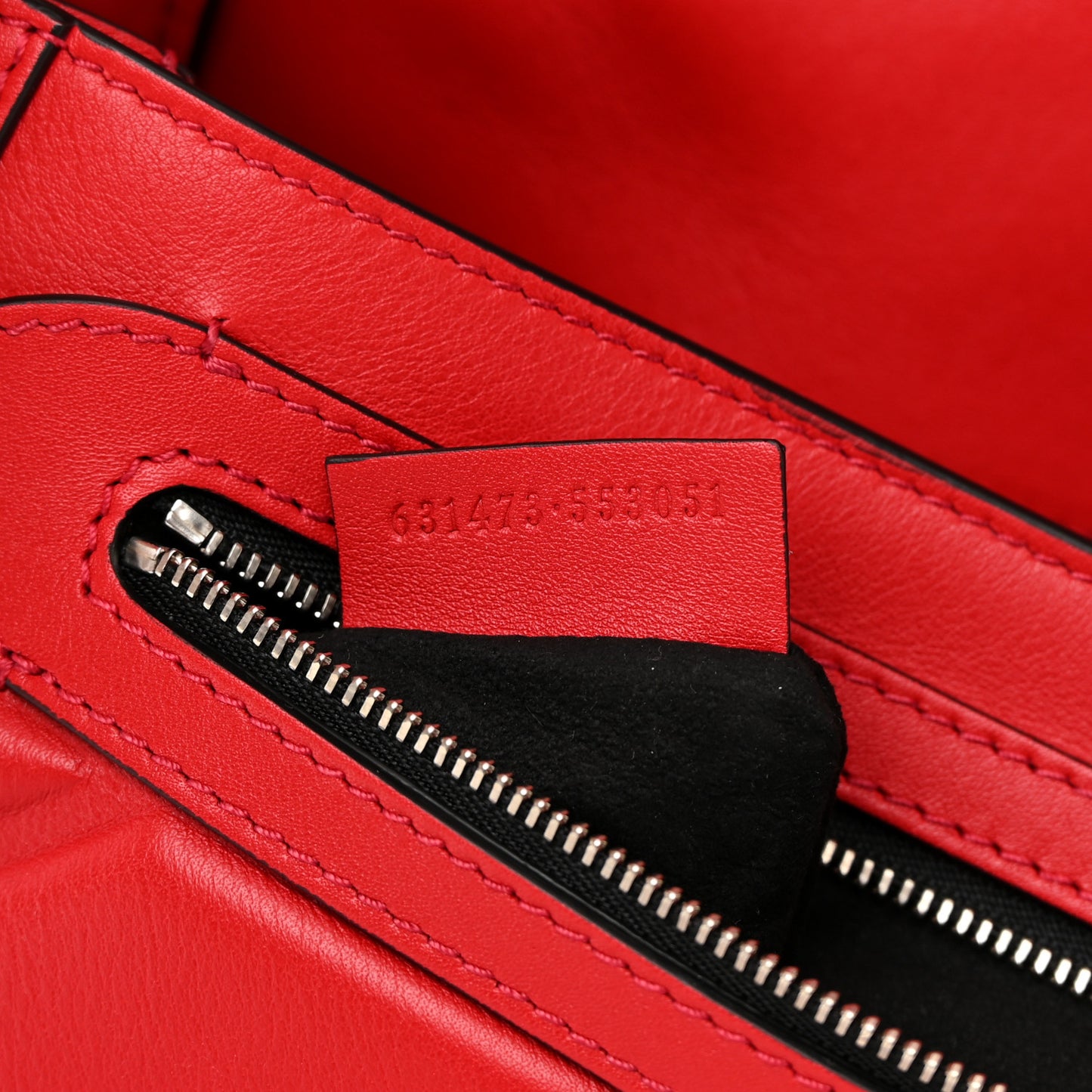 Calfskin The Story Quilted Shoulder Bag Red
