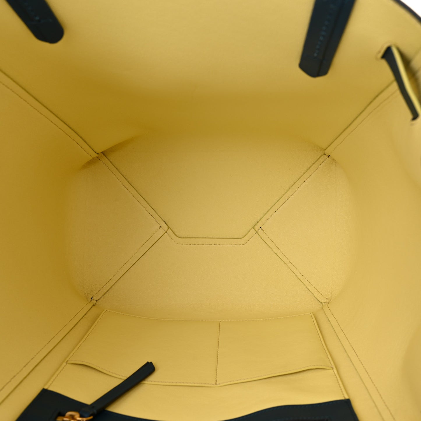 Smooth Calfskin Small Tassel Cabas Phantom Deep Blue