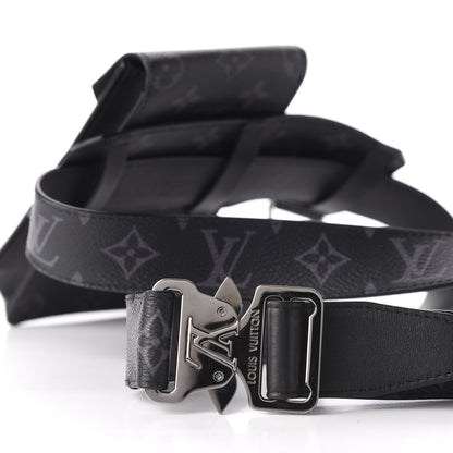 Louis Vuitton Monogram Eclipse 35mm Utility Belt 110 44 10 of 11