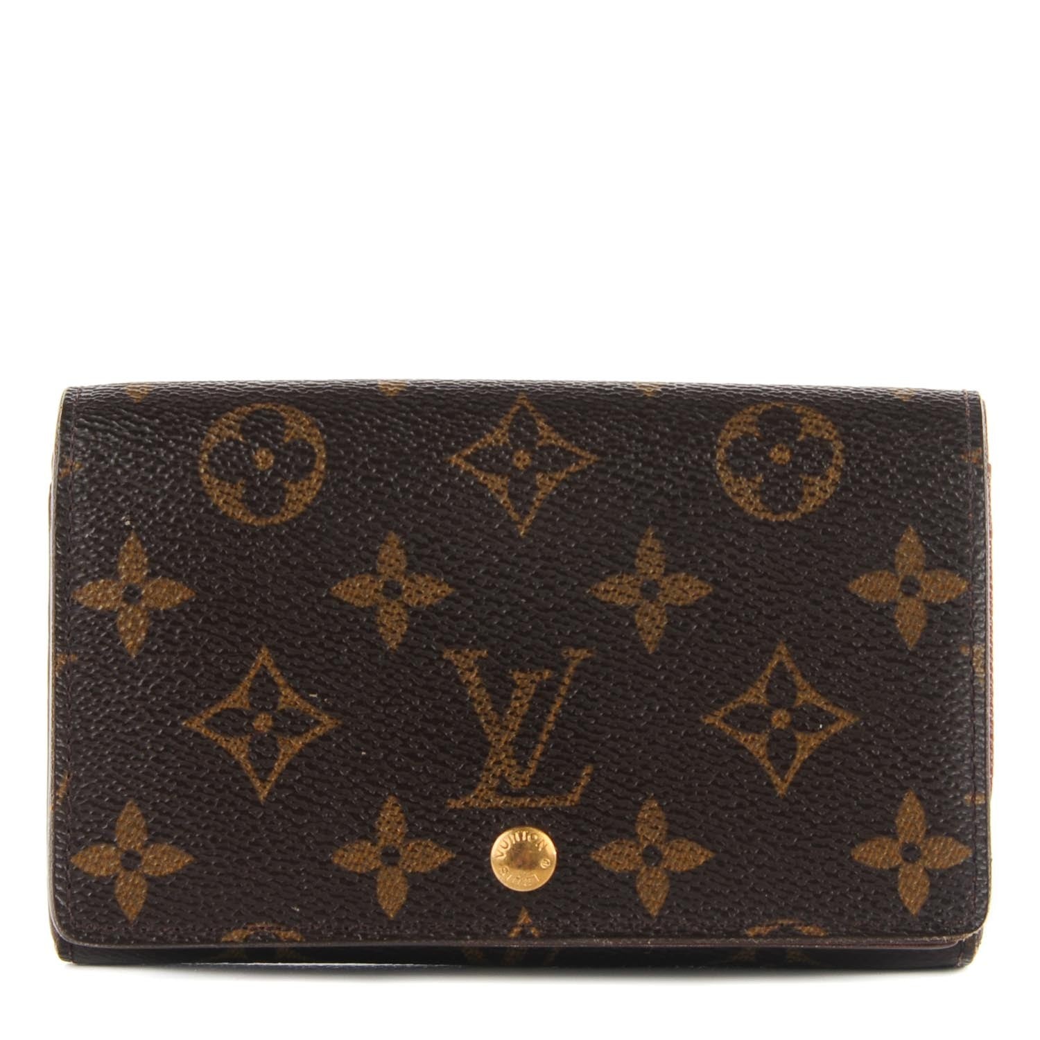 Louis Vuitton Monogram Porte-Monnaie Tresor Wallet 1 of 7