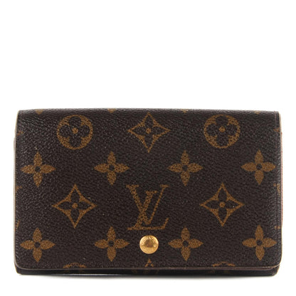 Louis Vuitton Monogram Porte-Monnaie Tresor Wallet 1 of 7