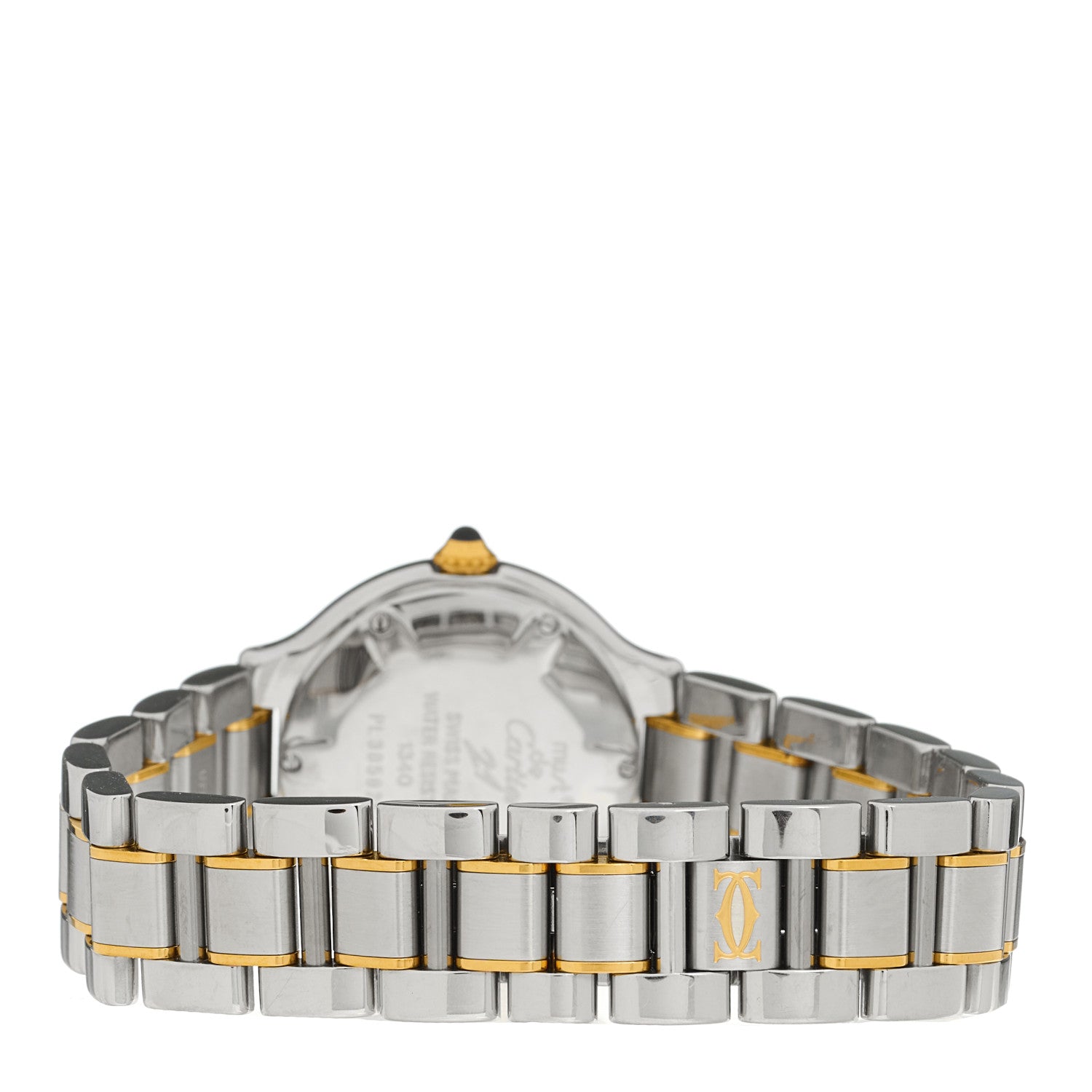 Cartier Stainless Steel 18K Yellow Gold 28mm Must de 21 Quartz Watch 3 of 4