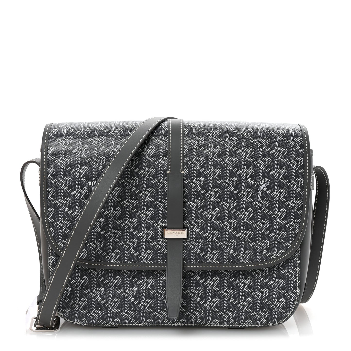 Goyardine Belvedere II MM Messenger Bag Grey