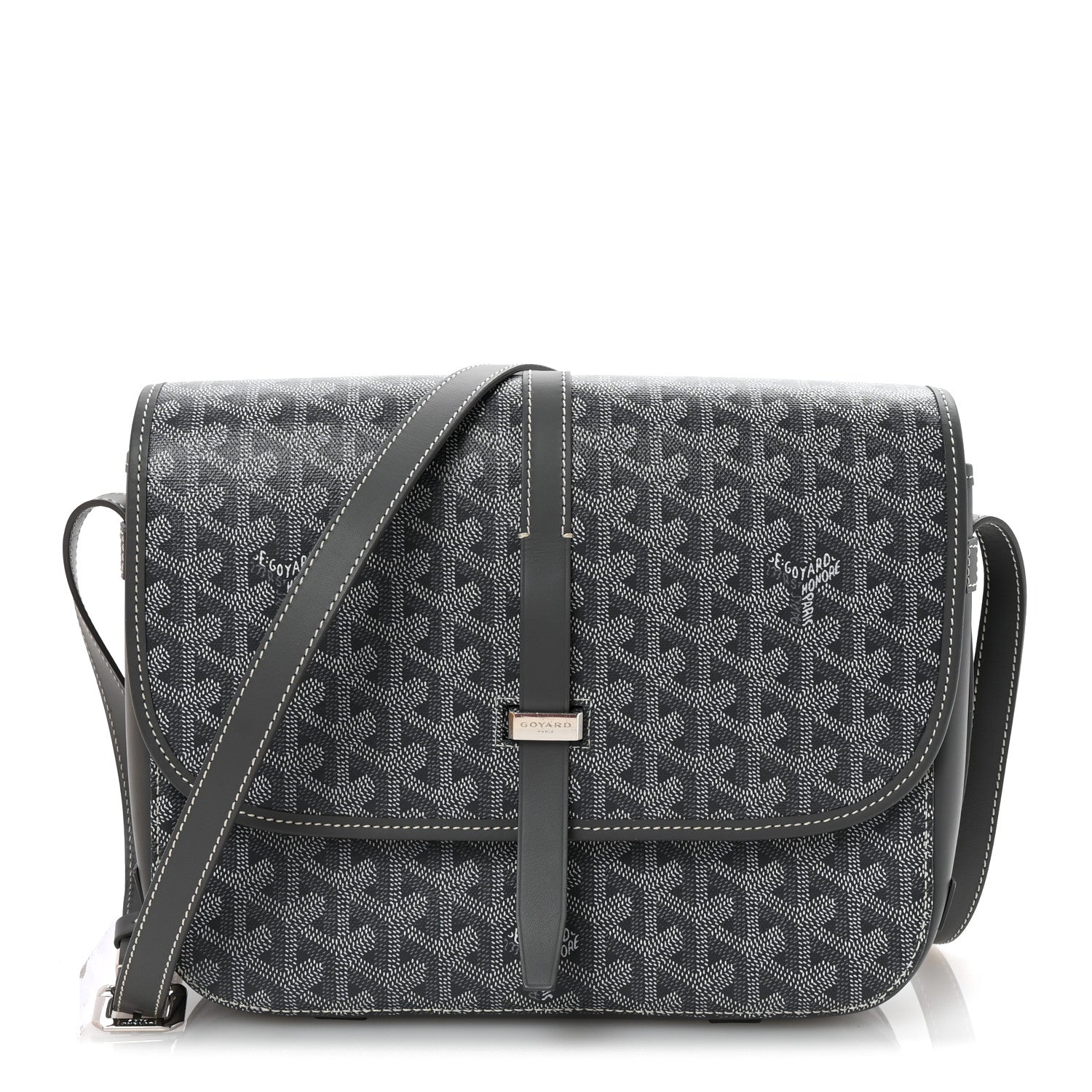 Goyard Goyardine Belvedere II MM Messenger Bag Grey 1 of 9