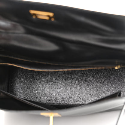 Hermes Box Kelly Retourne 32 Black 4 of 18
