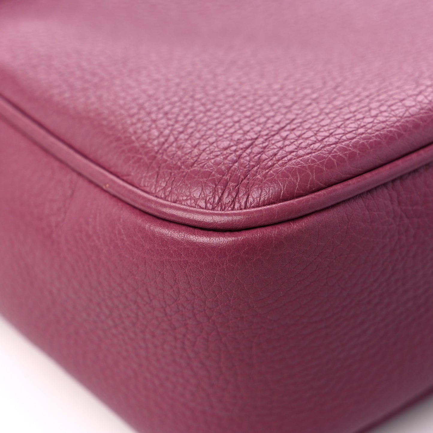 Pebbled Calfskin Small Soho Disco Bag Peonia Flower