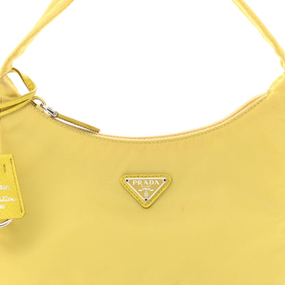 Prada Tessuto Nylon Saffiano Mini Re-Edition 2000 Bag Ananas 8 of 13