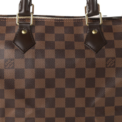 Louis Vuitton Damier Ebene Speedy 30 6 of 9