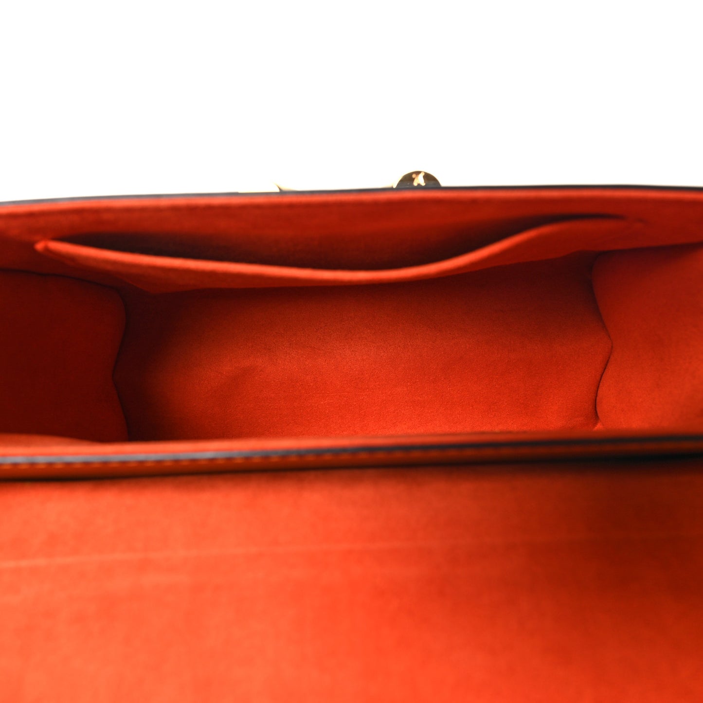 Calfskin Catogram Twist Shoulder Bag MM Marron