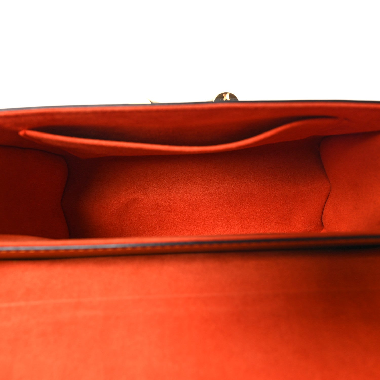 Louis Vuitton Calfskin Catogram Twist Shoulder Bag MM Marron 5 of 10