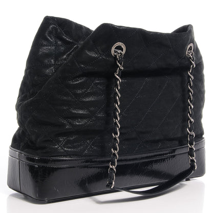 Chanel Iridescent Calfskin VIP Large Tote Black 3 of 7