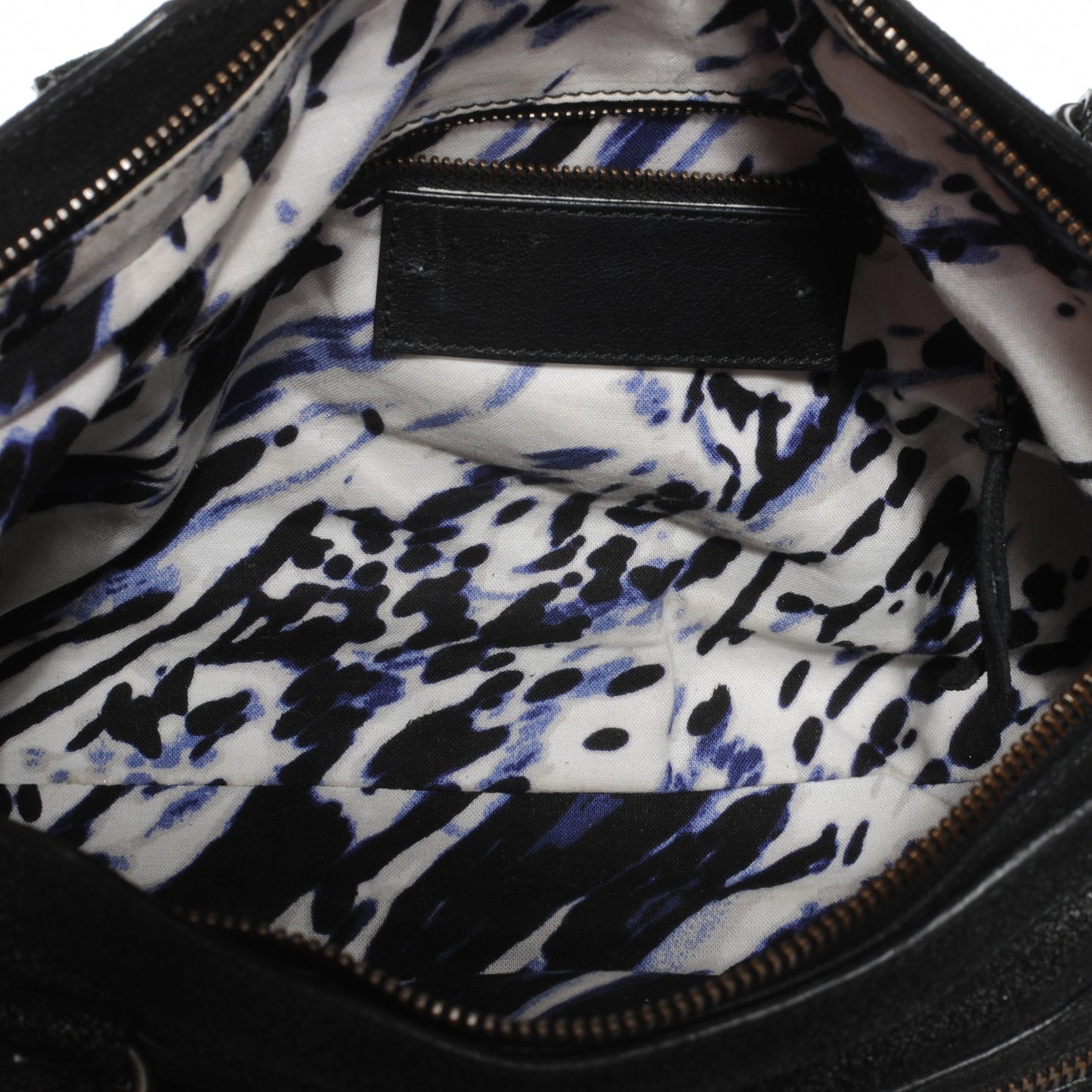 Craquele Calfskin First Black