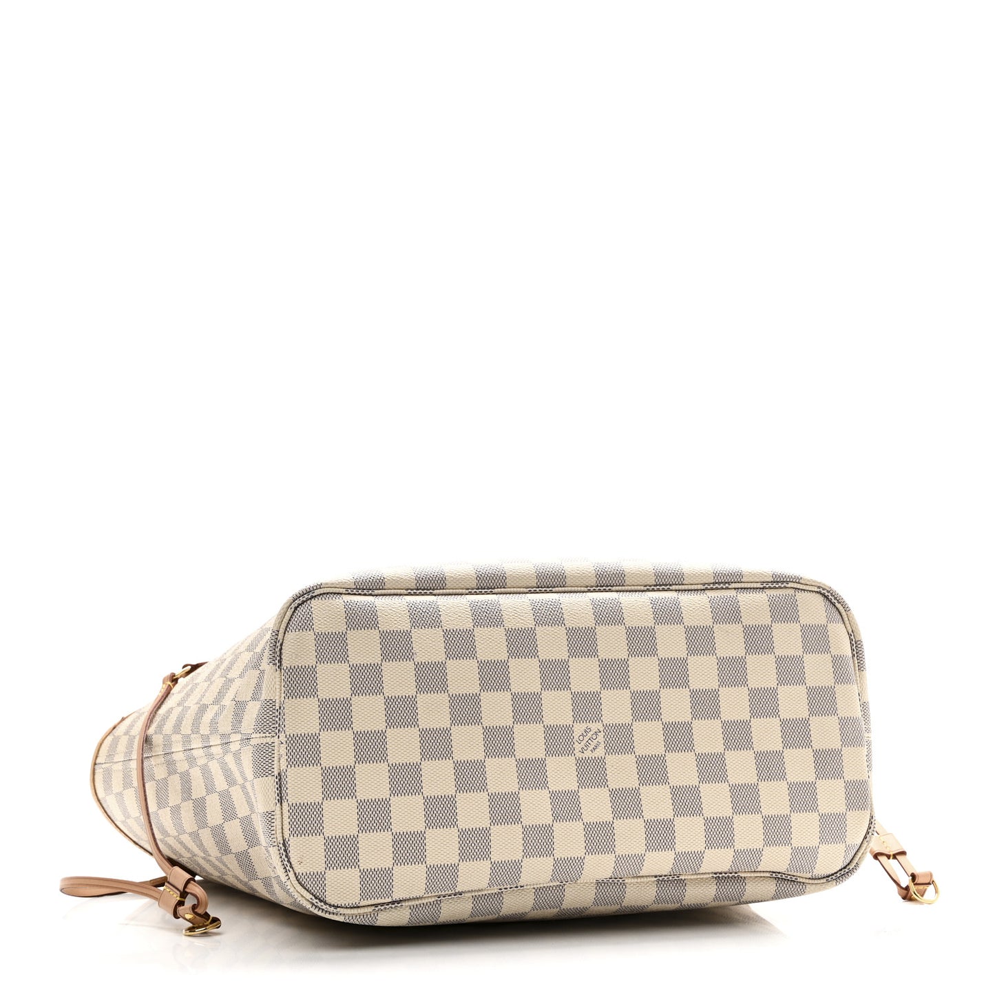Damier Azur Neo Neverfull MM Rose Ballerine
