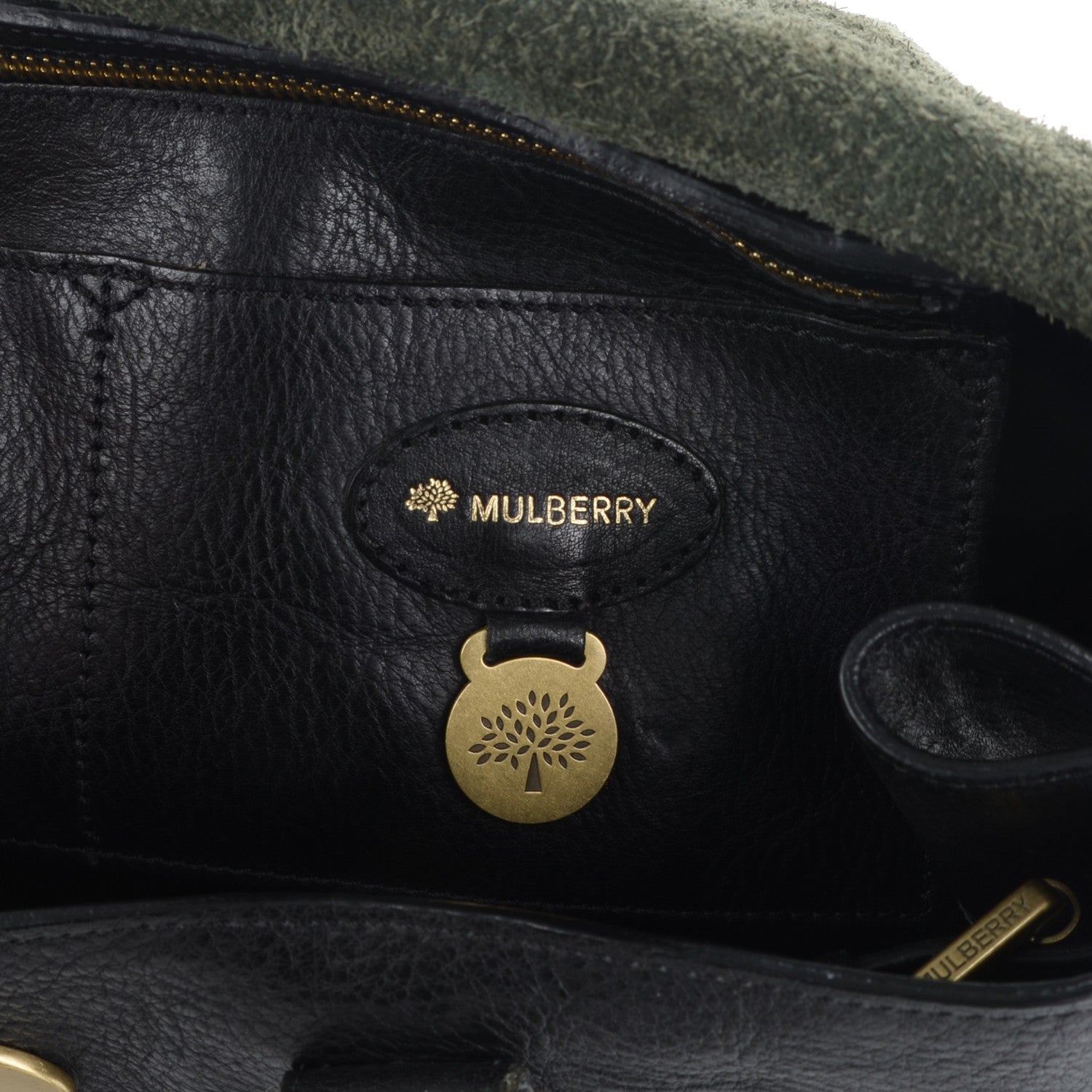 Mulberry Natural Leather Bayswater Black 6 of 8