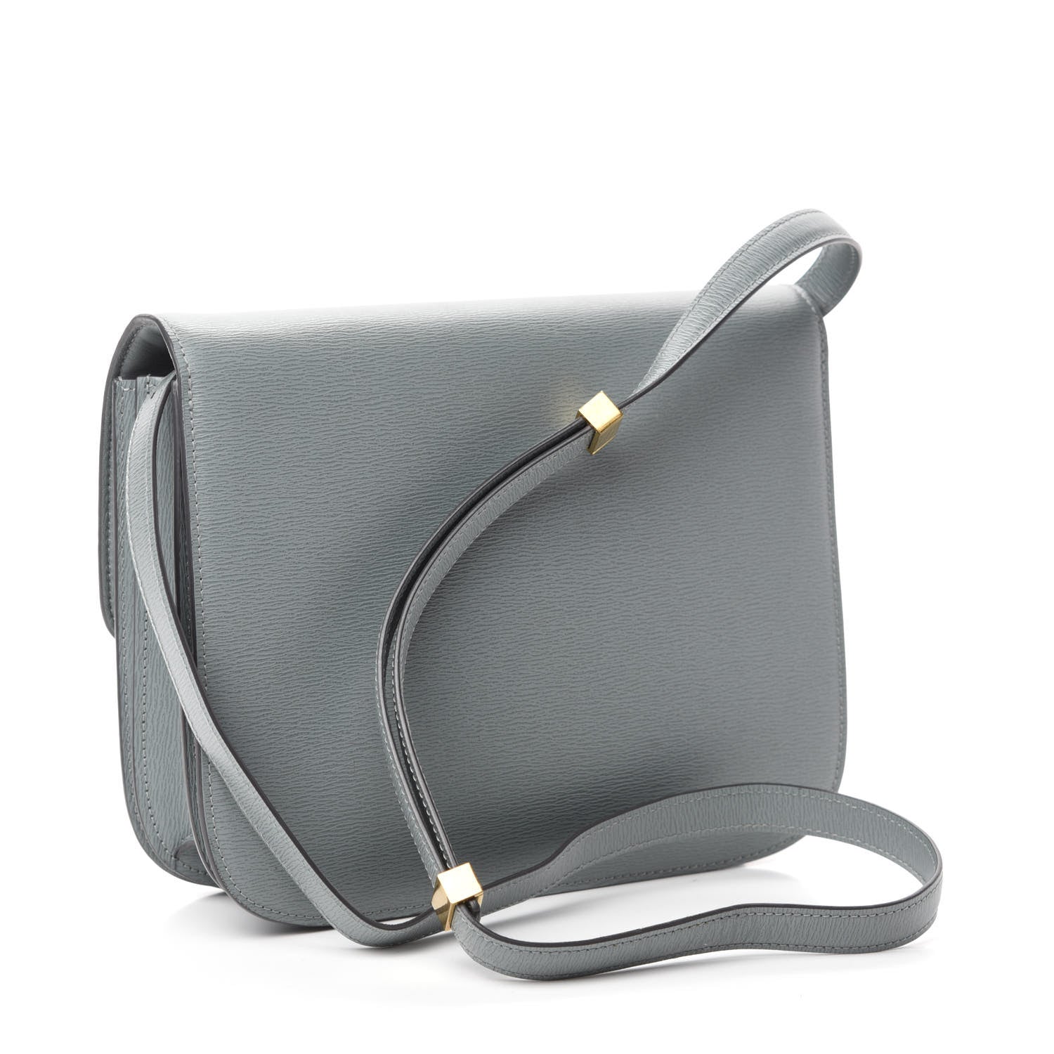 Celine Liege Calfskin Medium Classic Box Flap Bag Storm 3 of 10