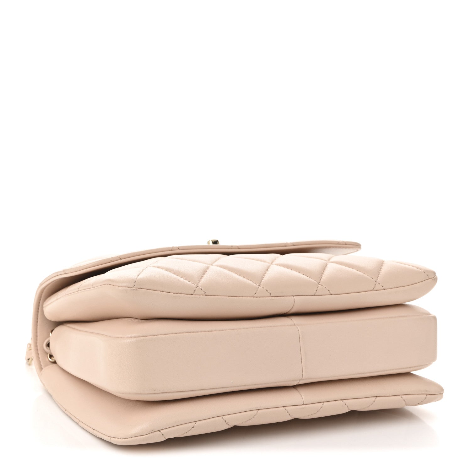 Chanel Lambskin Quilted Small Trendy CC Dual Handle Flap Bag Light Beige 4 of 11