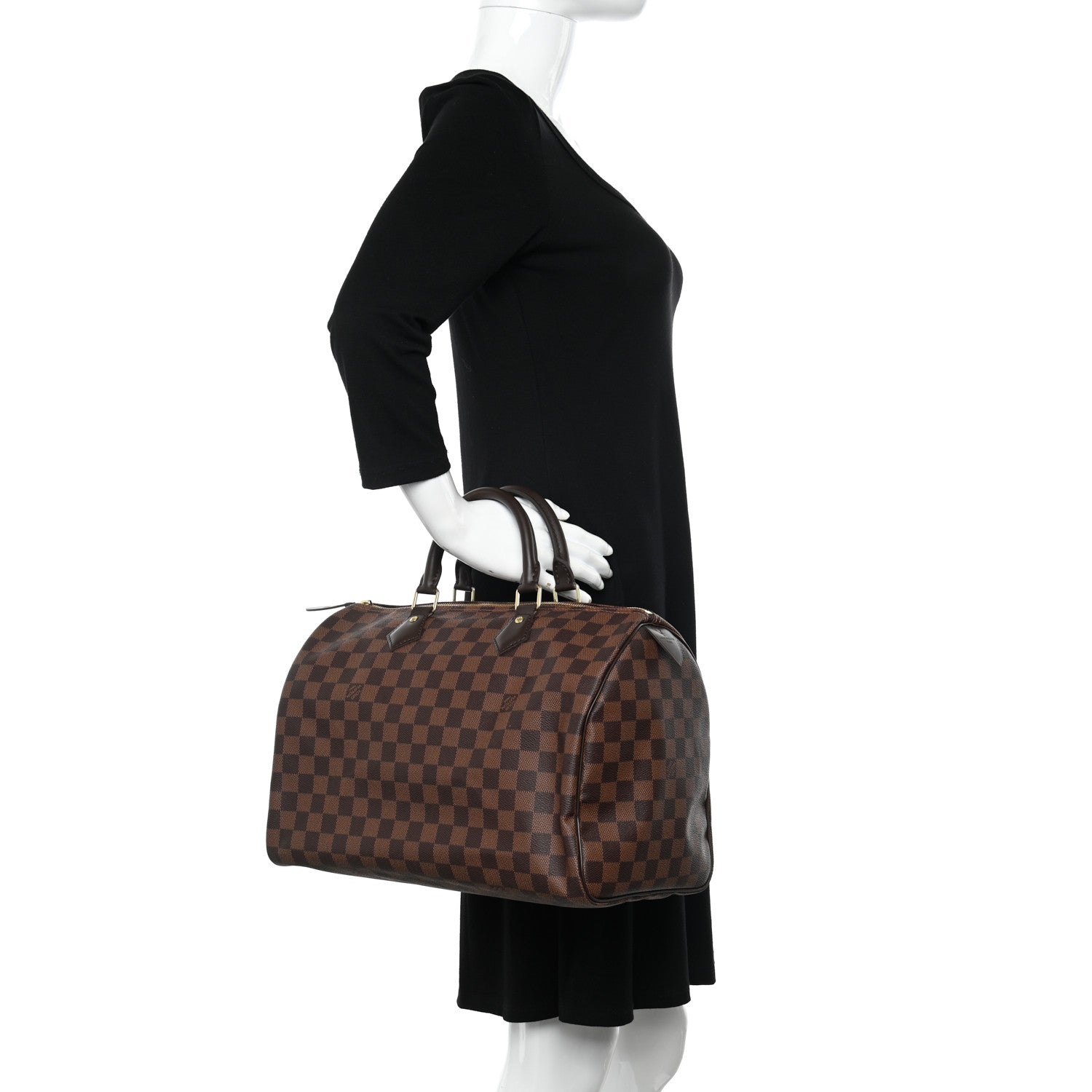 Louis Vuitton Damier Ebene Speedy 35 2 of 10