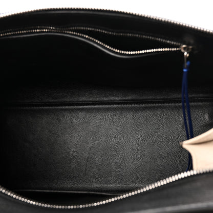 Celine Calfskin Medium Tri-Color Edge Shoulder Bag Blue Multicolor 5 of 11