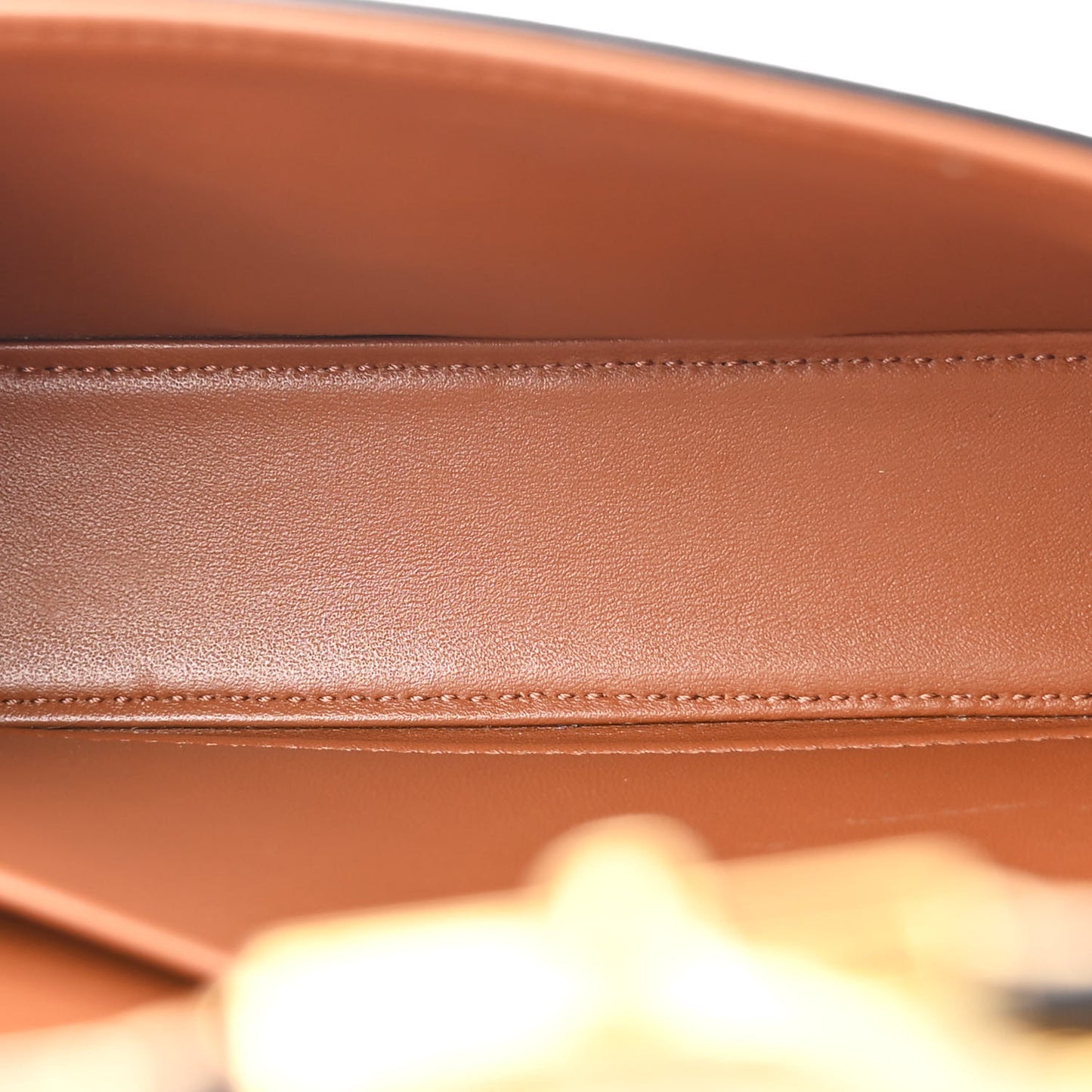 Canvas Calfskin Triomphe Shoulder Bag Tan