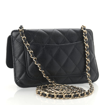 Chanel Caviar Fabric Graffiti Foldable Tote Bag With Chain Black Multicolor 5 of 18