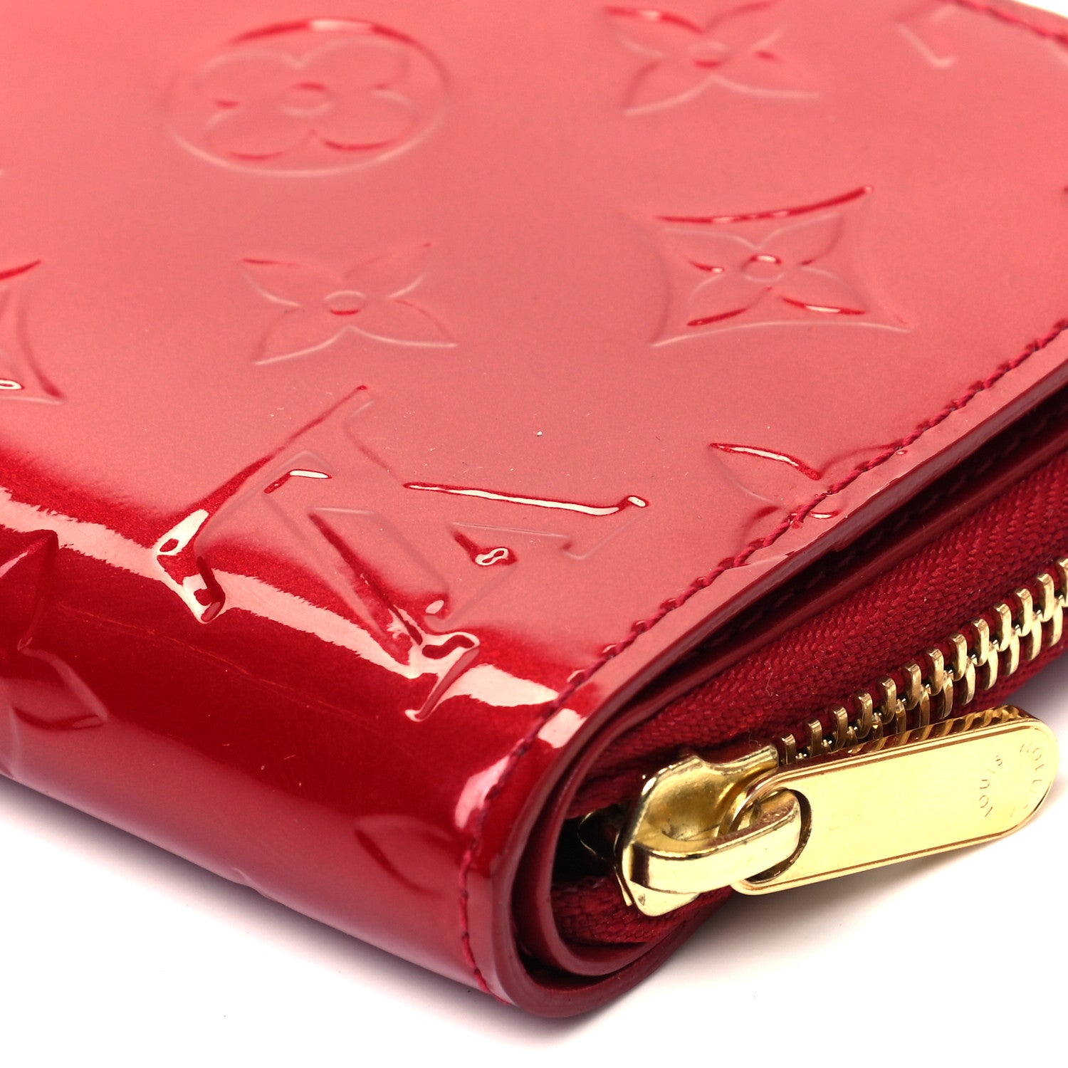 Louis Vuitton Vernis Broome Zip Wallet Pomme D'Amour 9 of 11