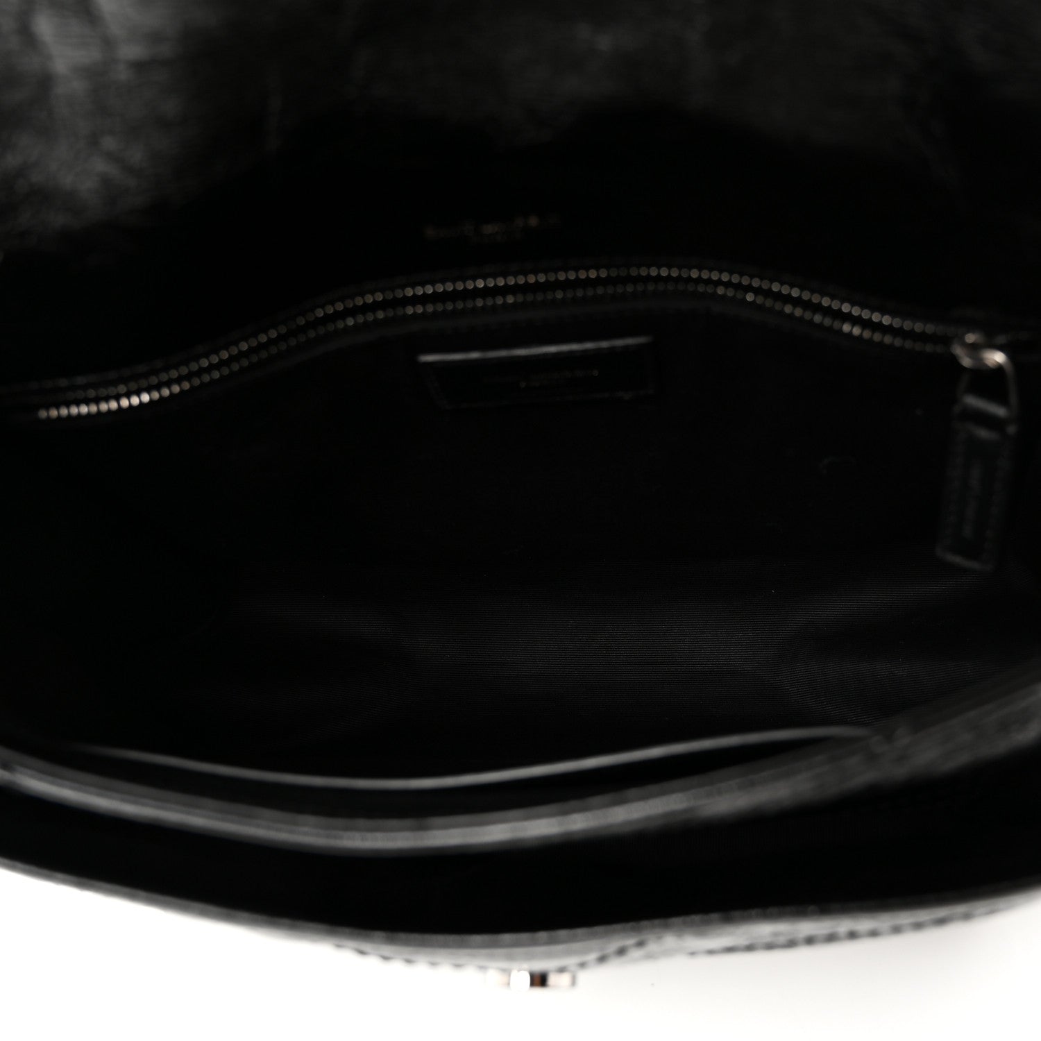 Saint Laurent Crinkled Calfskin Matelasse Monogram Medium Niki Chain Satchel Black 5 of 10