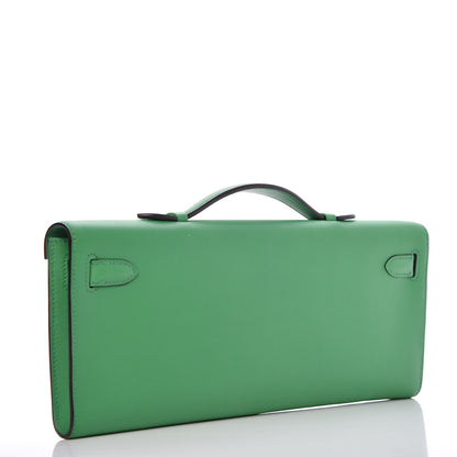 Hermes Swift Kelly Cut Clutch Pochette Bambou 3 of 17