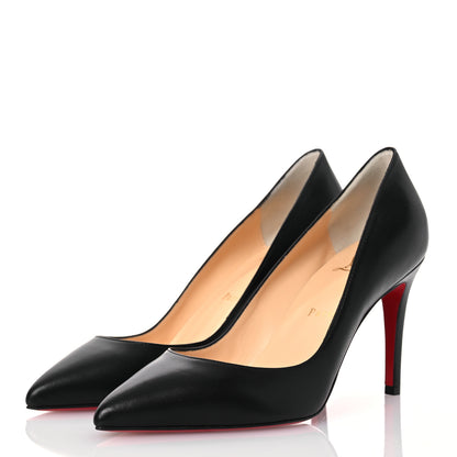 Christian Louboutin Shiny Nappa Pigalle Follies 85 Pumps 38 Black 3 of 9