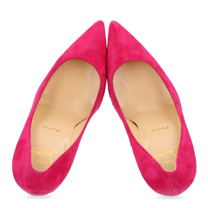 Christian Louboutin Veau Velours Kate Max 100 Pumps 38 Bomba 2 of 10