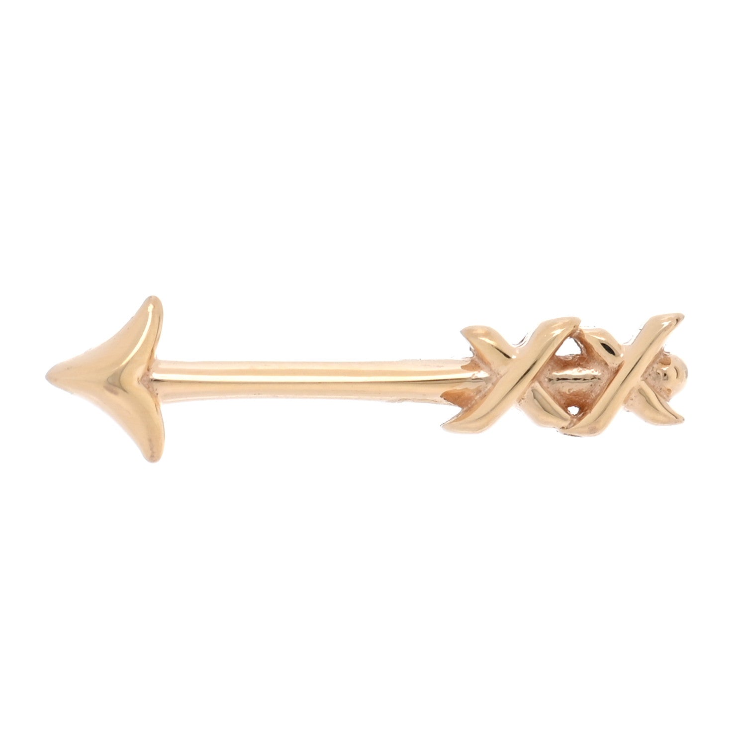 Tiffany 18K Rose Gold Paloma's Graffiti Arrow Single Earring 1 of 4