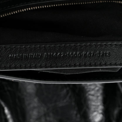 Balenciaga Agneau Arena Silver Hardware Small Le City Black 7 of 10
