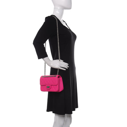 Chanel Goatskin Quilted 2.55 Reissue Mini Flap Fluorescent Pink 4 of 12