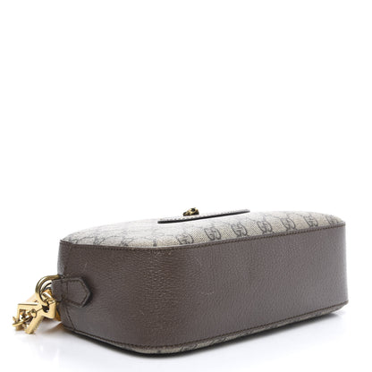 Gucci GG Supreme Monogram Web Neo Vintage Shoulder Bag Beige New Acero Crop 4 of 14